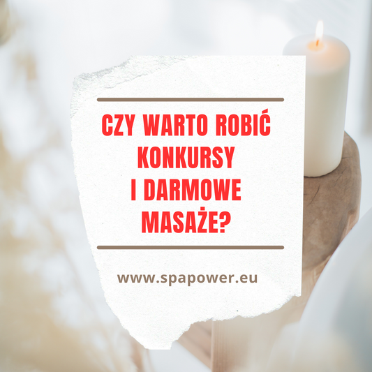Czy warto robić "konkurs" pt. wygraj darmowy masaż?