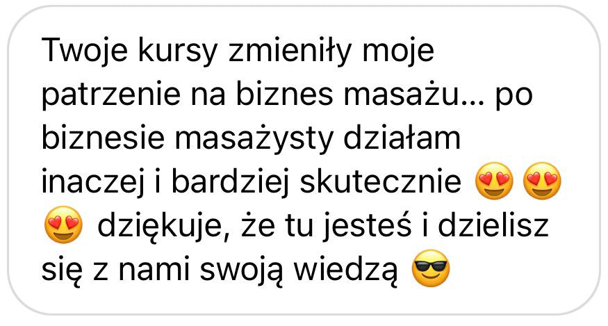 Kurs Online - POCZĄTKUJĄCY BIZNES MASAŻYSTY (WIDEO + E-BOOK + CERTYFIKAT)