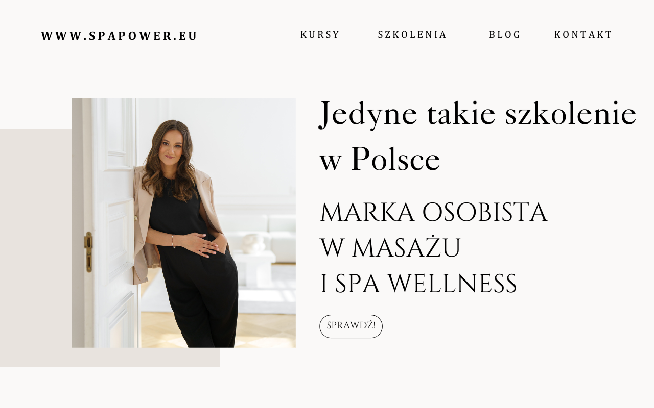 SZKOLENIE ONLINE: MARKA OSOBISTA W MASAŻU I SPA WELLNESS