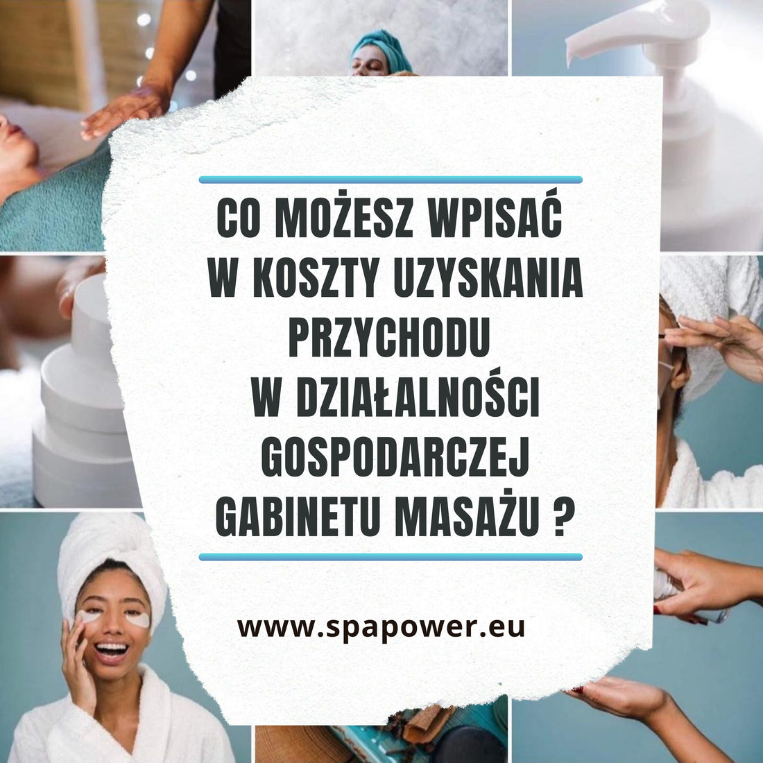 Co możesz wpisać w koszty uzyskania przychodu w działalności gospodarczej gabinetu masażu ?