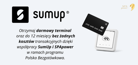 DARMOWY TERMINAL PŁATNICZY dzięki współpracy SPApower i SumUp!