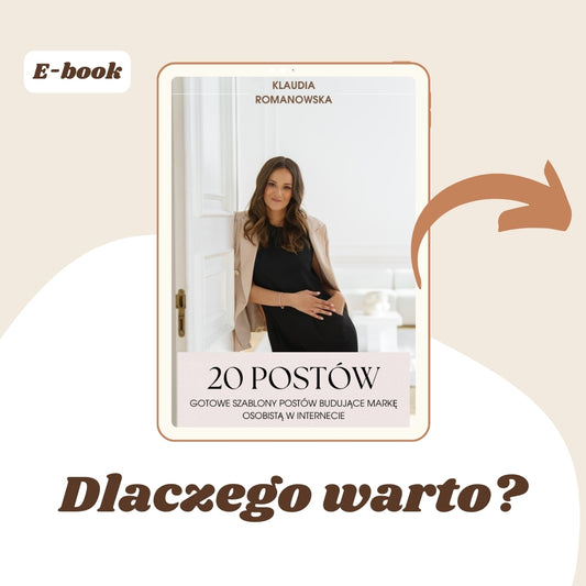 20 postów - gotowe szablony postów budujące markę osobistą w internecie