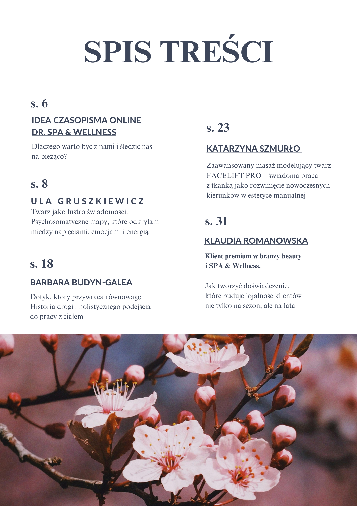 DR. SPA & WELLNESS MAGAZYN ONLINE - KWIECIEŃ 2026