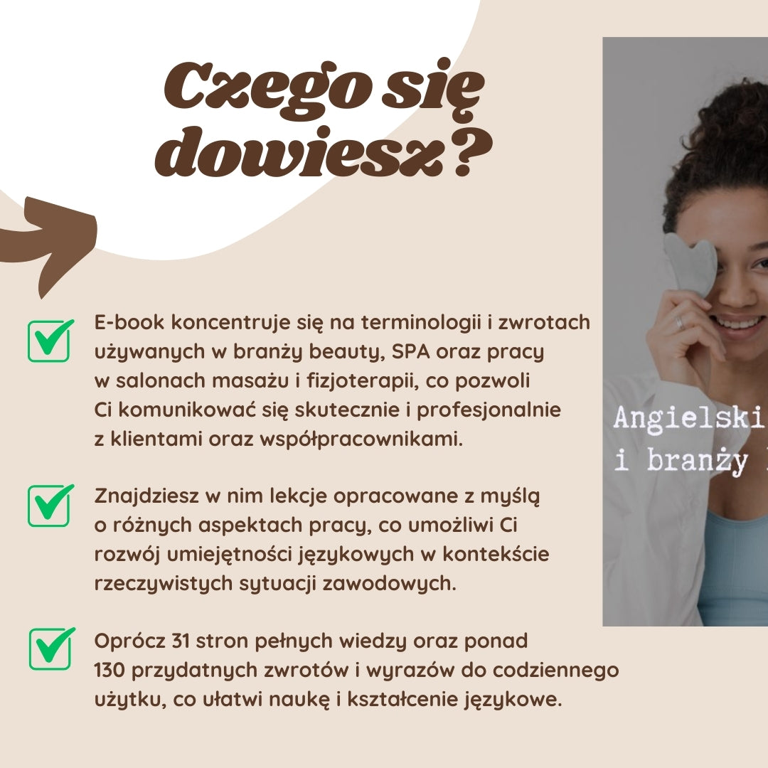 E-book Angielski w SPA, gabinecie masażu i branży beauty