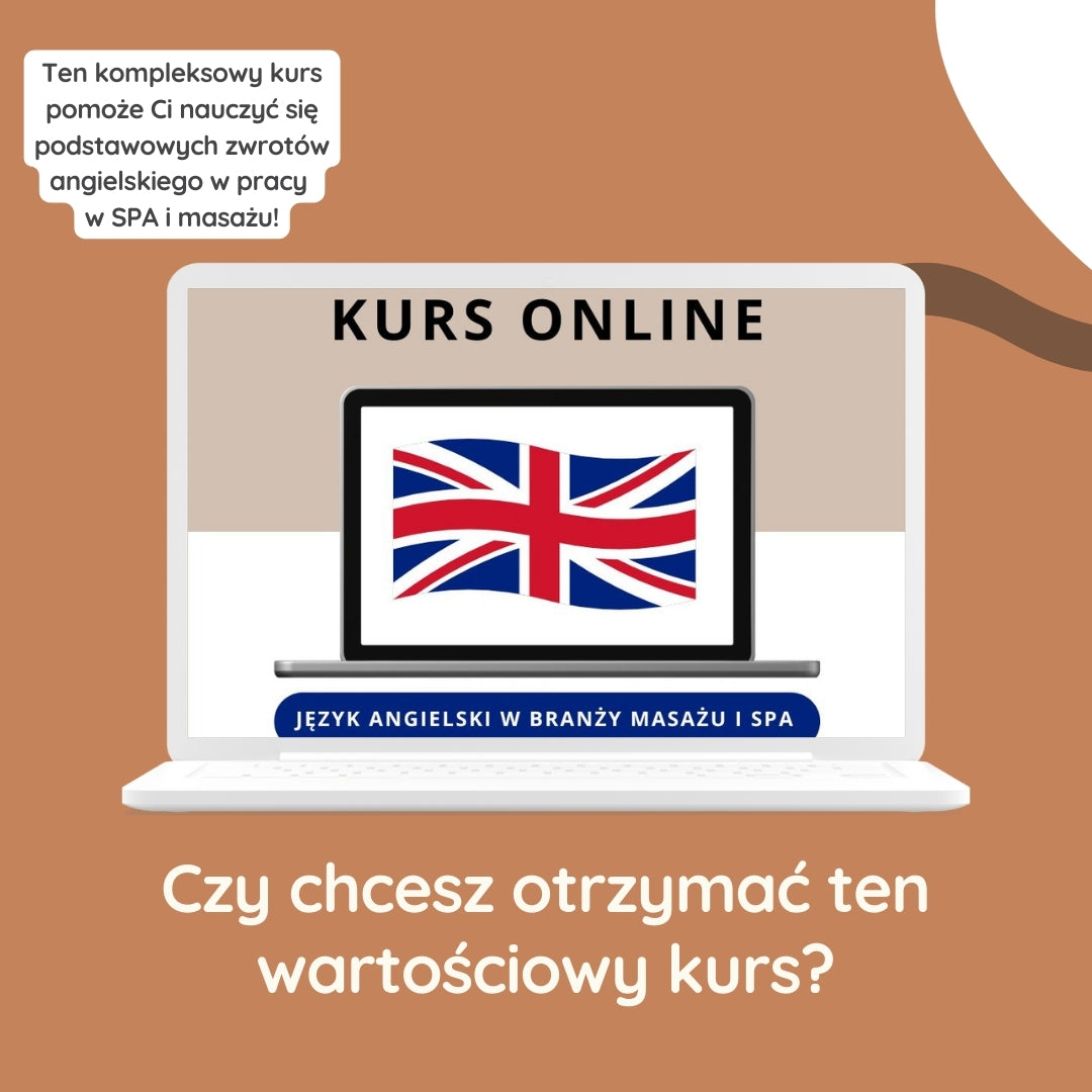 Kurs online - angielski w masażu i SPA