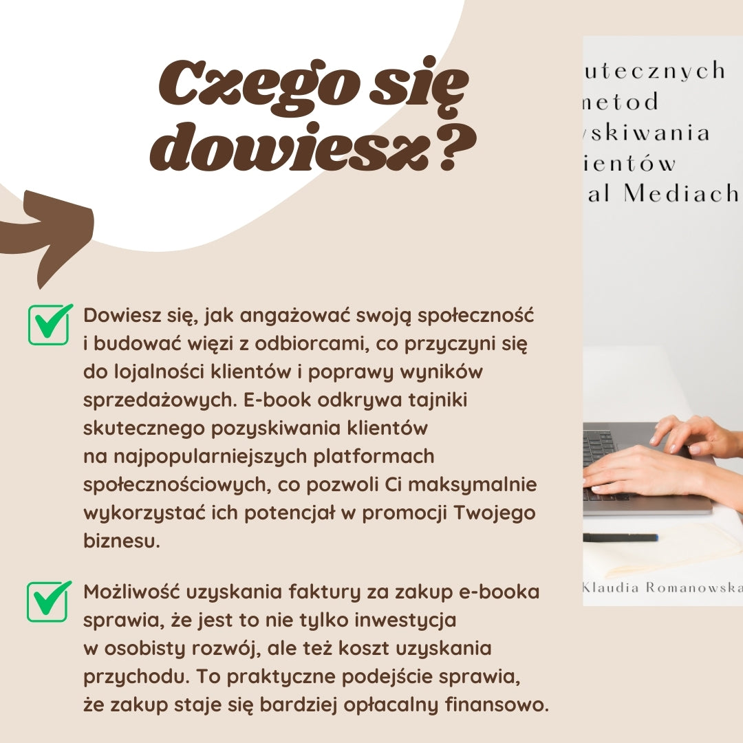 E-book 10 skutecznych metod pozyskiwania klientów dzięki Social Media