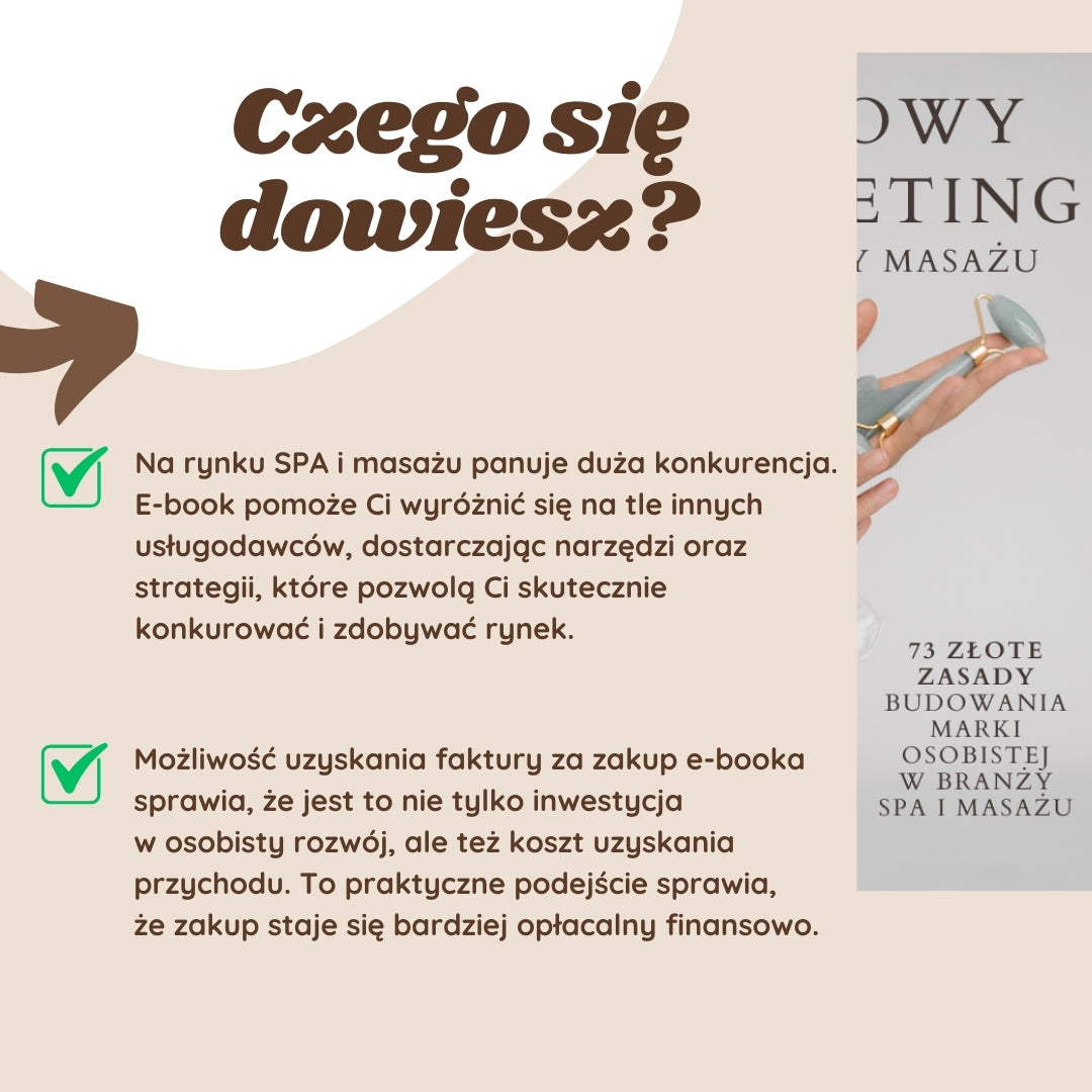 E-book Zdrowy Marketing w branży masażu