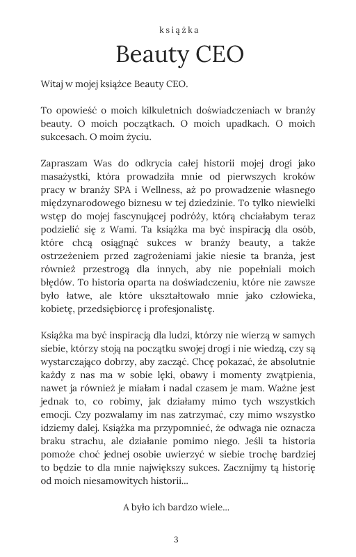 E-BOOK Beauty CEO - Klaudia Romanowska. Od gabinetu do marki - jak zbudować biznes, który daje wolność i niezależność.