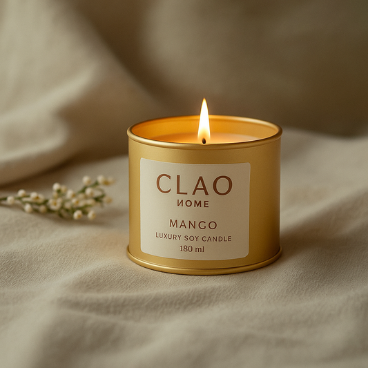 CLAO HOME – Soy Candle Mango | Home Decor świeca sojowa 180 ml