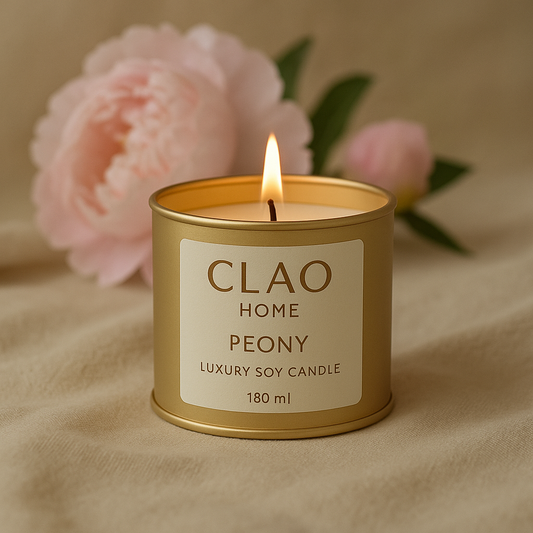 CLAO HOME – Soy Candle Peony | Home Decor świeca sojowa 180 ml