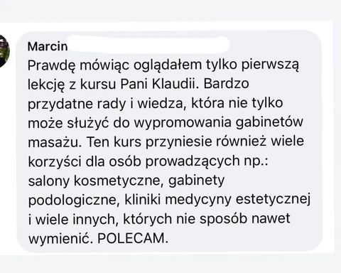 Kompleksowy Kurs Online dla specjalistów z branży masażu, kobido, terapii manualnej i fizjoterapii