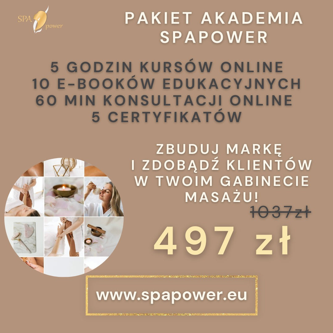 Pakiet AKADEMIA SPAPOWER - dostępny jedynie do 31.10