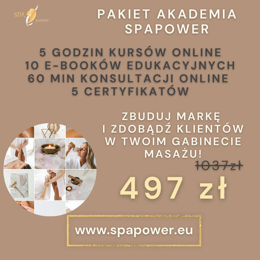 Pakiet AKADEMIA SPAPOWER - dostępny jedynie do 31.10