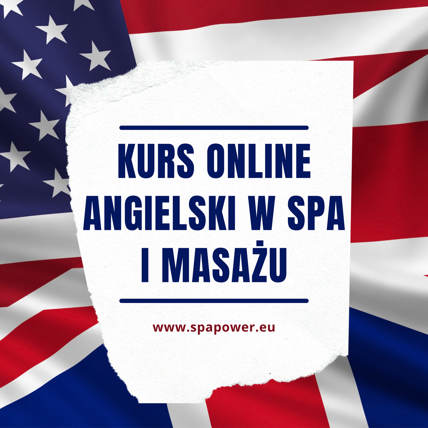 Kurs Online Angielski w SPA i Masażu - start 4 marca