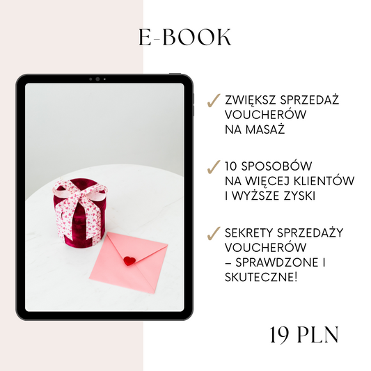 E-book - Jak sprzedać vouchery, które przyciągają klientki?